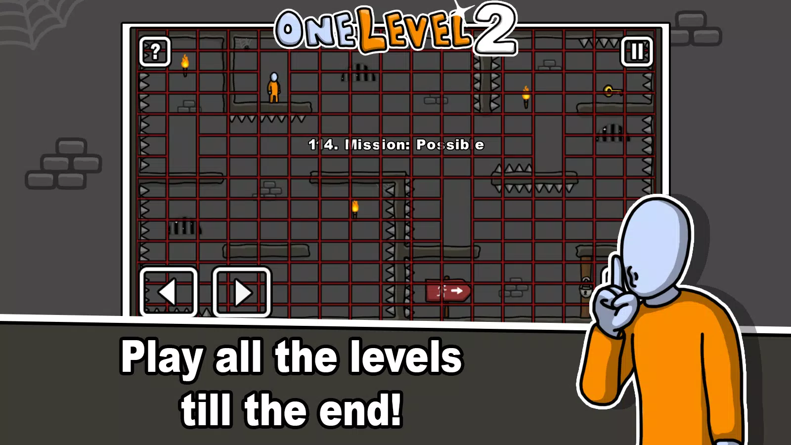 One Level 2 Stickman Jailbreak ภาพหน้าจอ 4