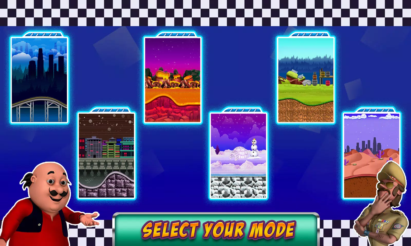 Motu Patlu Car Game 2 Screenshot 1