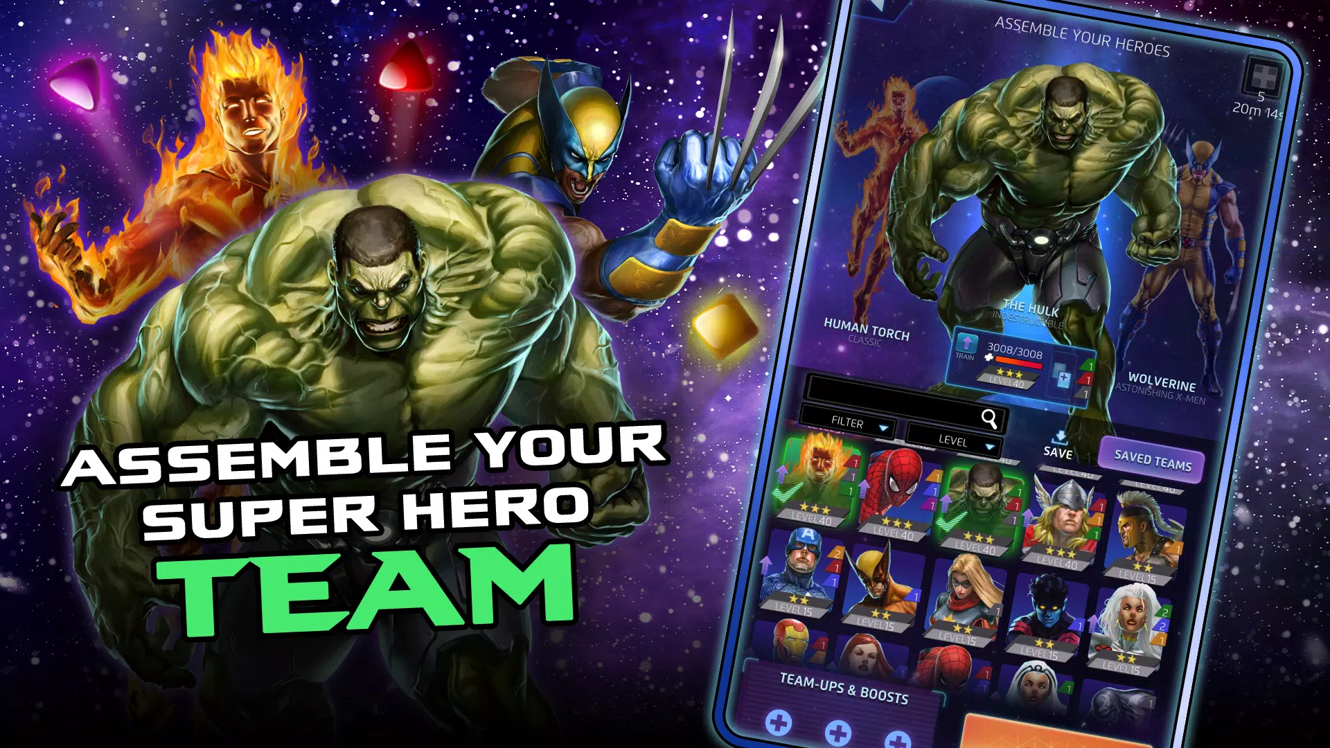 MARVEL Puzzle Quest: Match RPG ภาพหน้าจอ 3