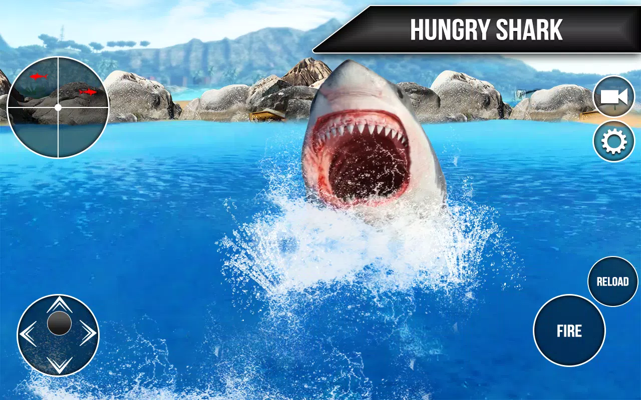 Wild Shark Fish Hunting game Screenshot 1