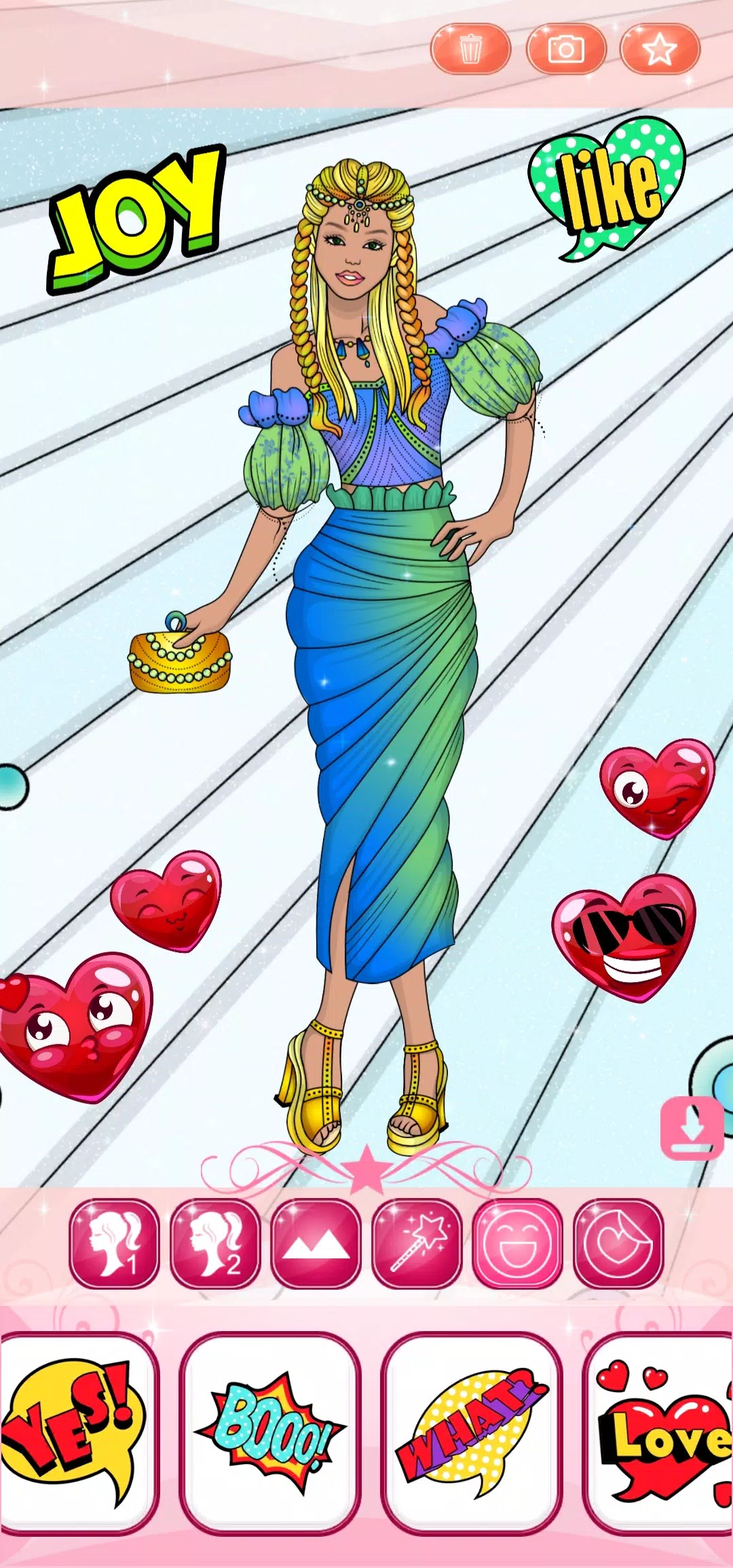 Schermata Dress Up Games & Coloring Book 3