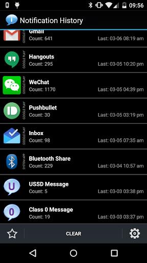 Notification History Captura de pantalla 1