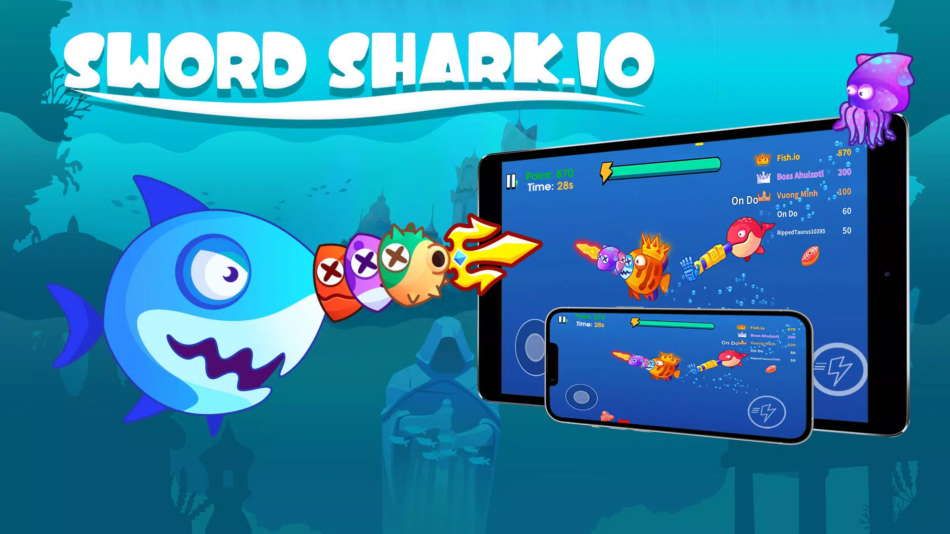 Sword Shark.io Zrzut ekranu 1