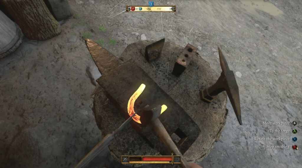 Kerajaan Datang Pembebasan 2: POV Of Blacksmith memupuk Horseshoe