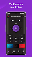 Remote Control for RokuTV Ekran Görüntüsü 1