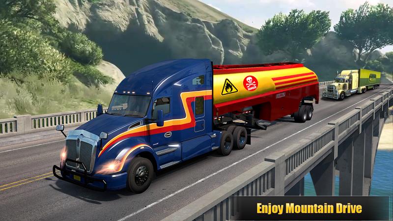 Truck Sim :Modern Tanker Truck Captura de pantalla 4