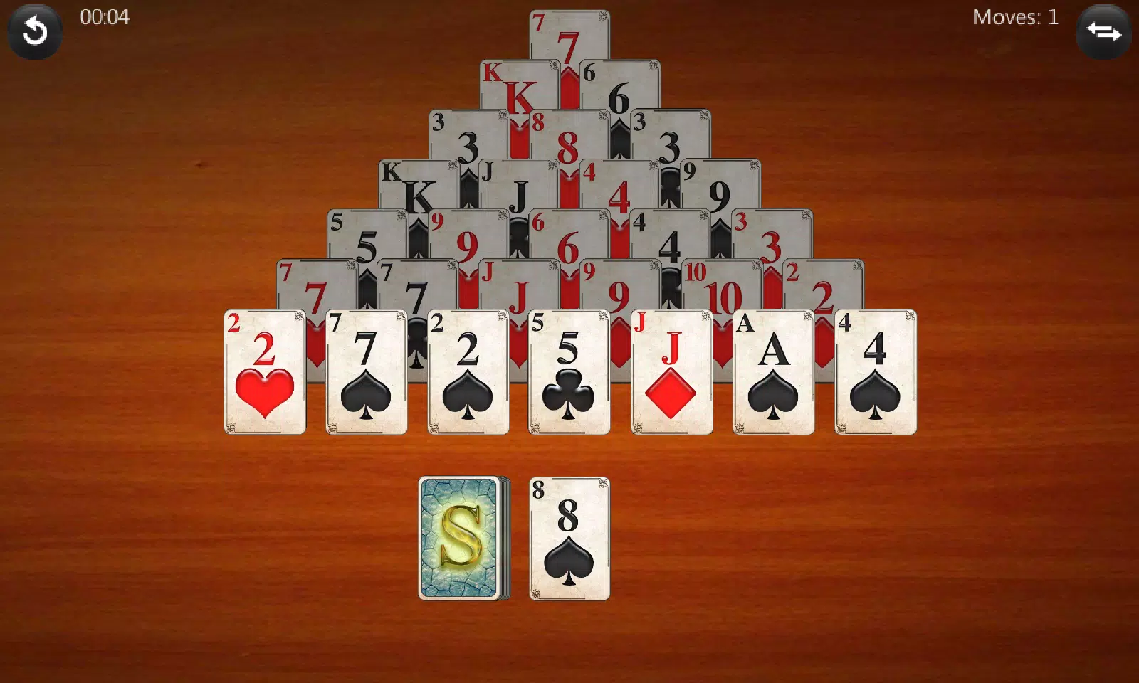 Pyramid Solitaire Скриншот 1