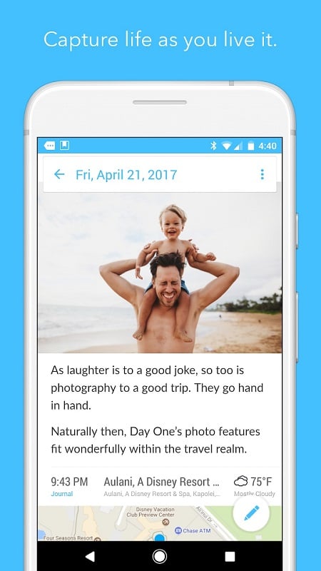 Day One Journal: Private Diary Captura de pantalla 1