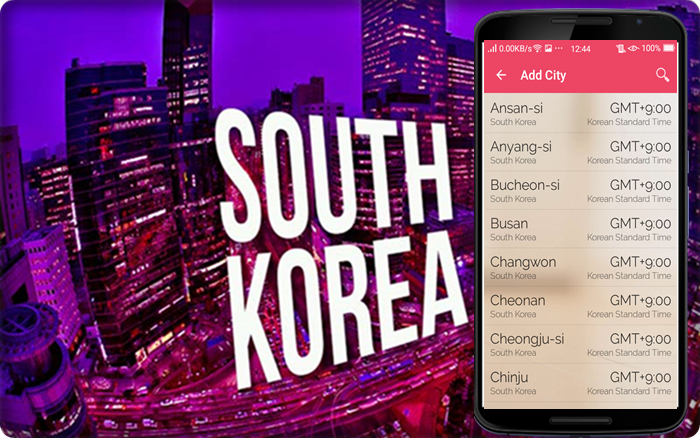South Korea time Captura de pantalla 2