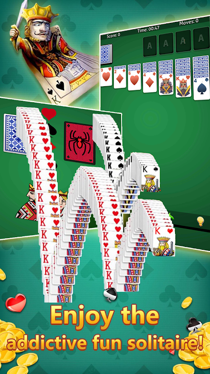 klondike solitaire :card shark ဖန်သားပြင်ဓာတ်ပုံ 3