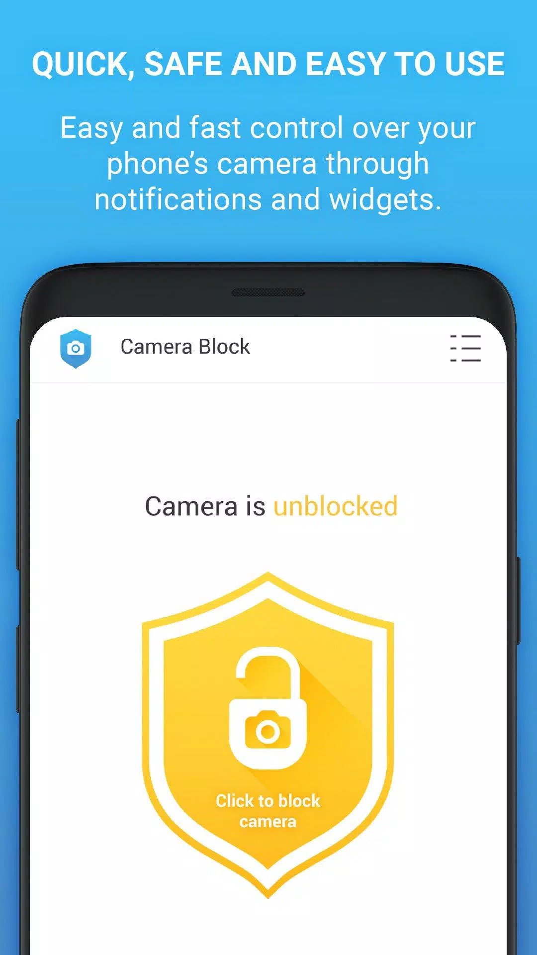 Camera Block ဖန်သားပြင်ဓာတ်ပုံ 3