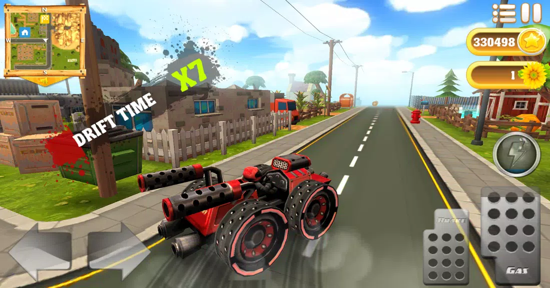 Cartoon Hot Racer 3D Captura de tela 3