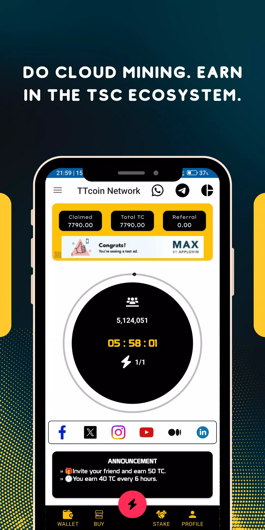 TTcoin Network - OLD স্ক্রিনশট 2