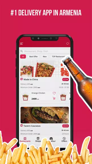 Menu.am-Food and more Delivery Скриншот 1