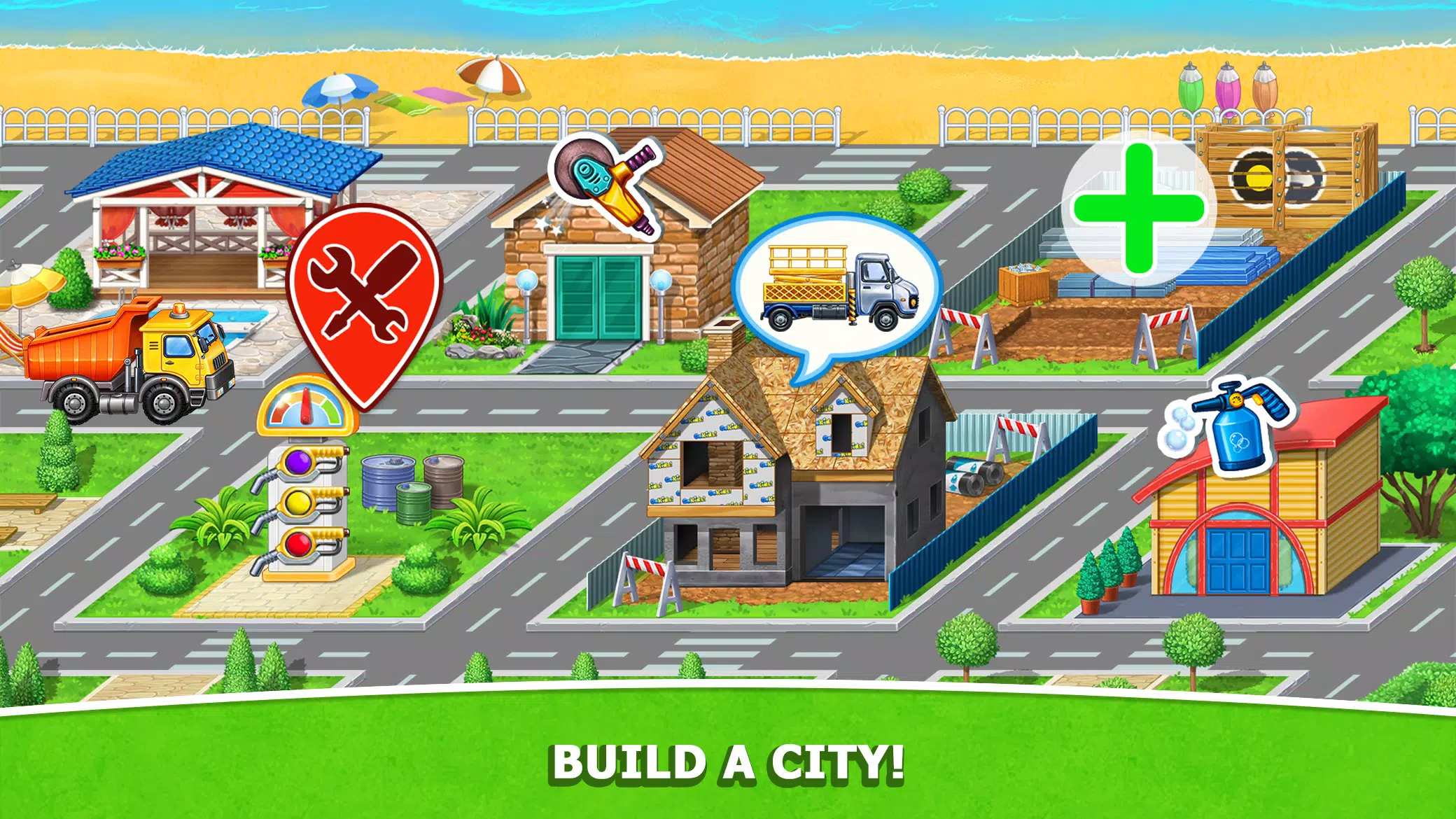 Kids Truck: City Builder Games应用截图第1张