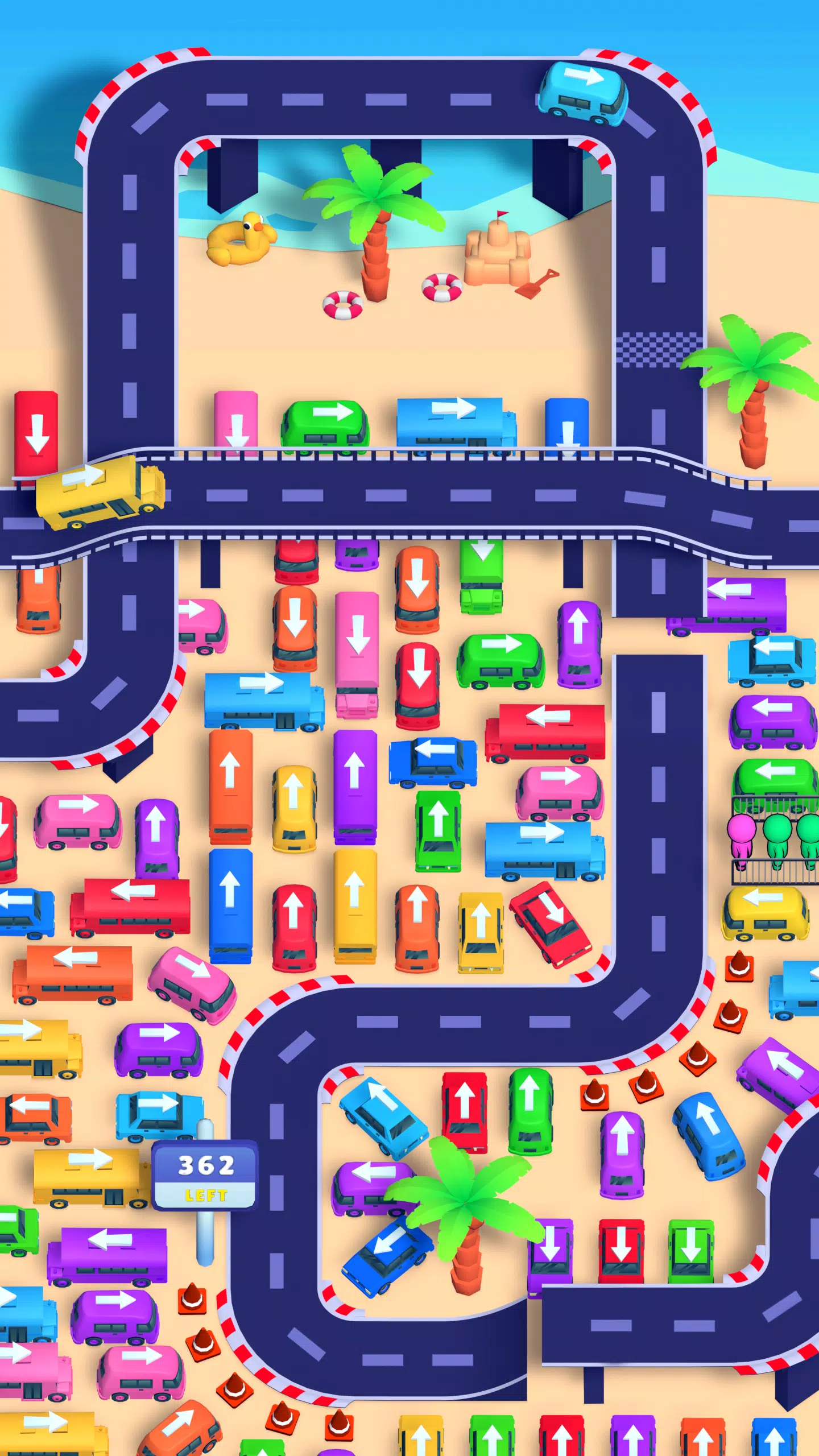 Bus Match Puzzle: Bus Shuffle Captura de pantalla 1