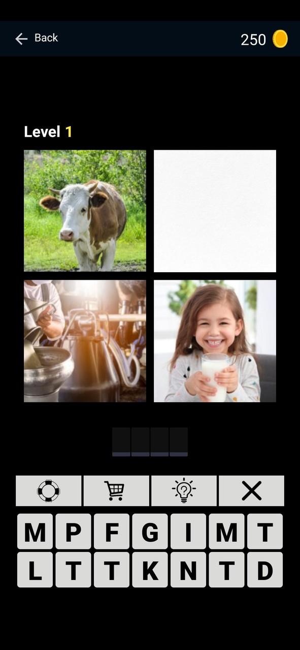 Puzzle: 4 pics 1 word offline Screenshot 3