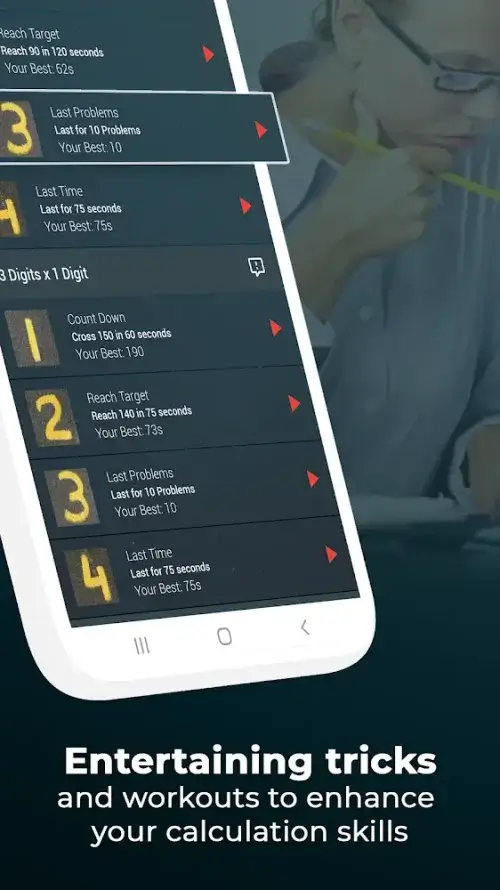 Mental Math Tricks Workout ภาพหน้าจอ 3