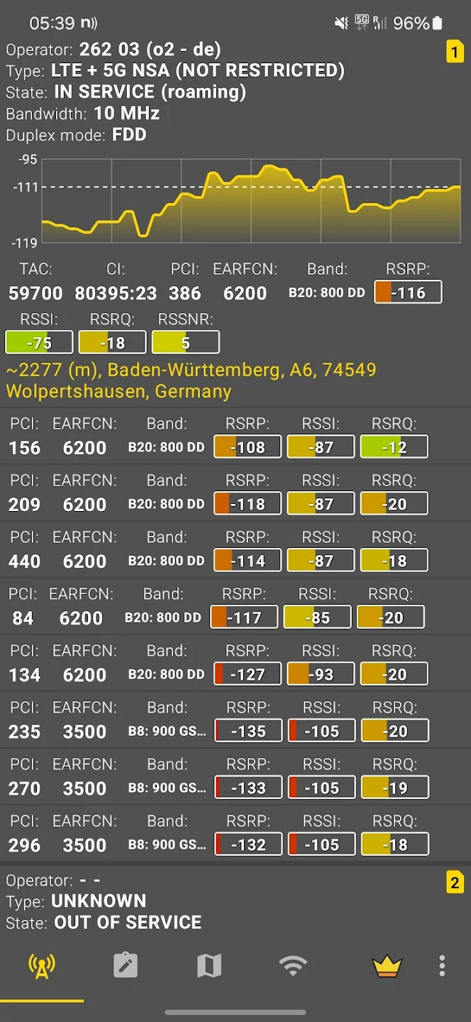 Netmonitor: Cell & WiFi Zrzut ekranu 2