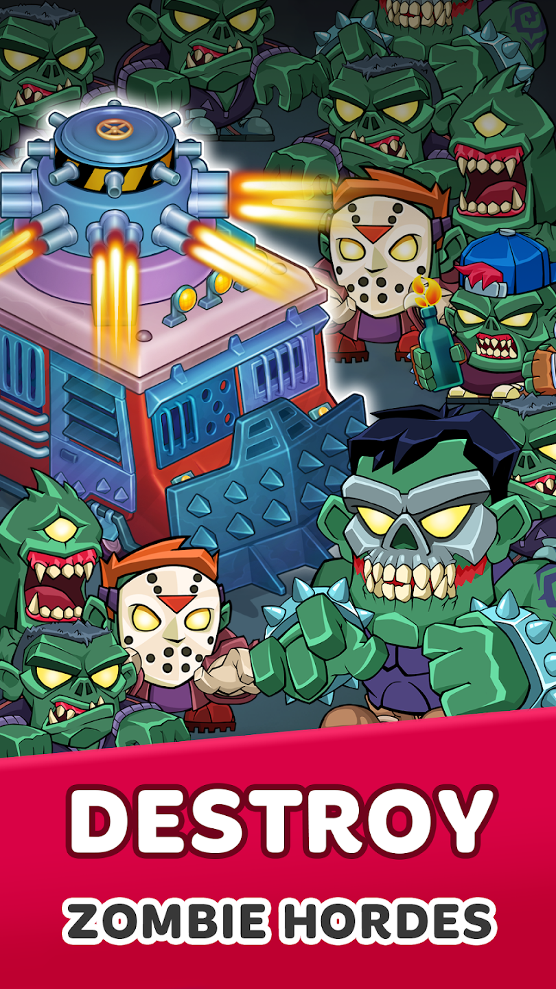 Zombie Van: Tower Defense TD Ảnh chụp màn hình 4