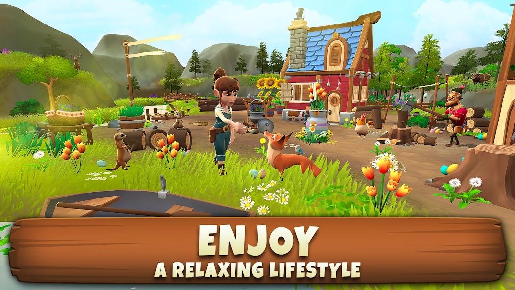 Sunrise Village: Farm Game Mod স্ক্রিনশট 3