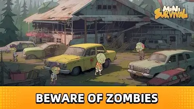 Mini Survival: Zombie Fight 스크린샷 2