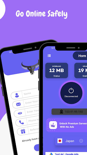 HornVPN Screenshot 1