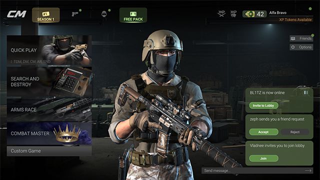 Combat Master Mobile FPS ภาพหน้าจอ 1