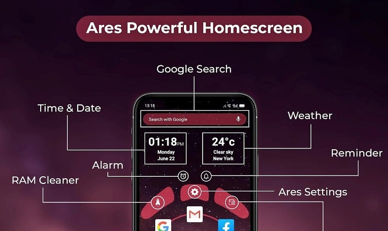 Ares Launcher Prime スクリーンショット 1