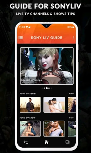 SonyLiv - Live TV Shows, Cricket & Movies Guide Capture d'écran 2
