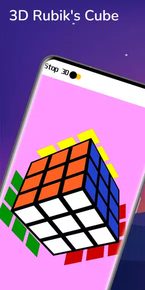 Rubik’s Cube Solver - 3D Cube 스크린샷 2