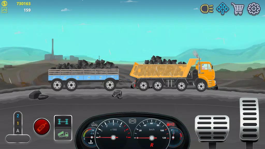 Trucker Real Wheels: Simulator ဖန်သားပြင်ဓာတ်ပုံ 3