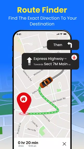 GPS Earth Maps Live Navigation Ảnh chụp màn hình 1