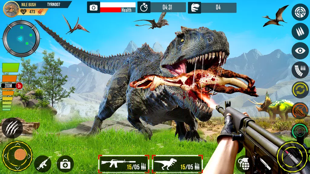 Real Dino Hunting Gun Games Скриншот 2