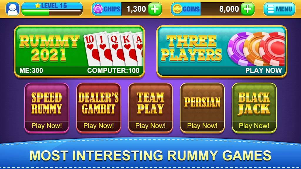 Rummy - Gin Rummy Card Games Captura de pantalla 1