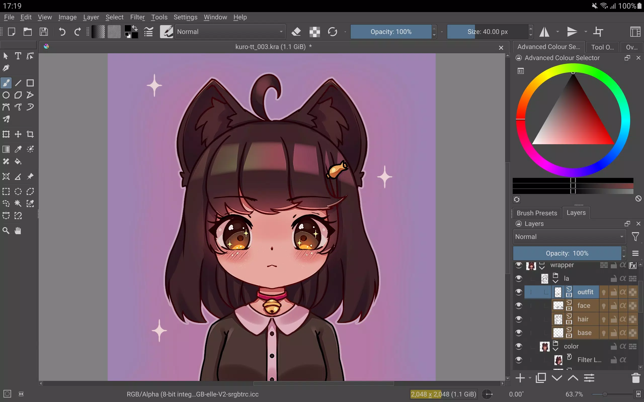 Krita स्क्रीनशॉट 4