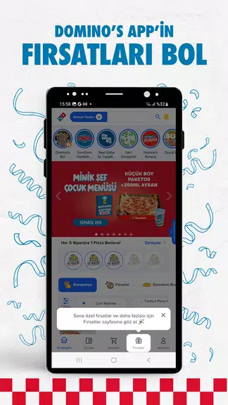 Domino’s Pizza Turkey Schermafbeelding 1