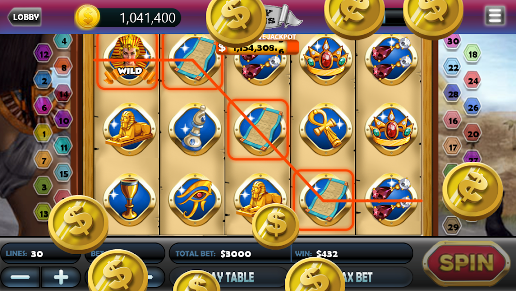 Huge Vegas Lucky Casino Slots Games ဖန်သားပြင်ဓာတ်ပုံ 1
