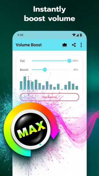 Volume Booster for Android स्क्रीनशॉट 3
