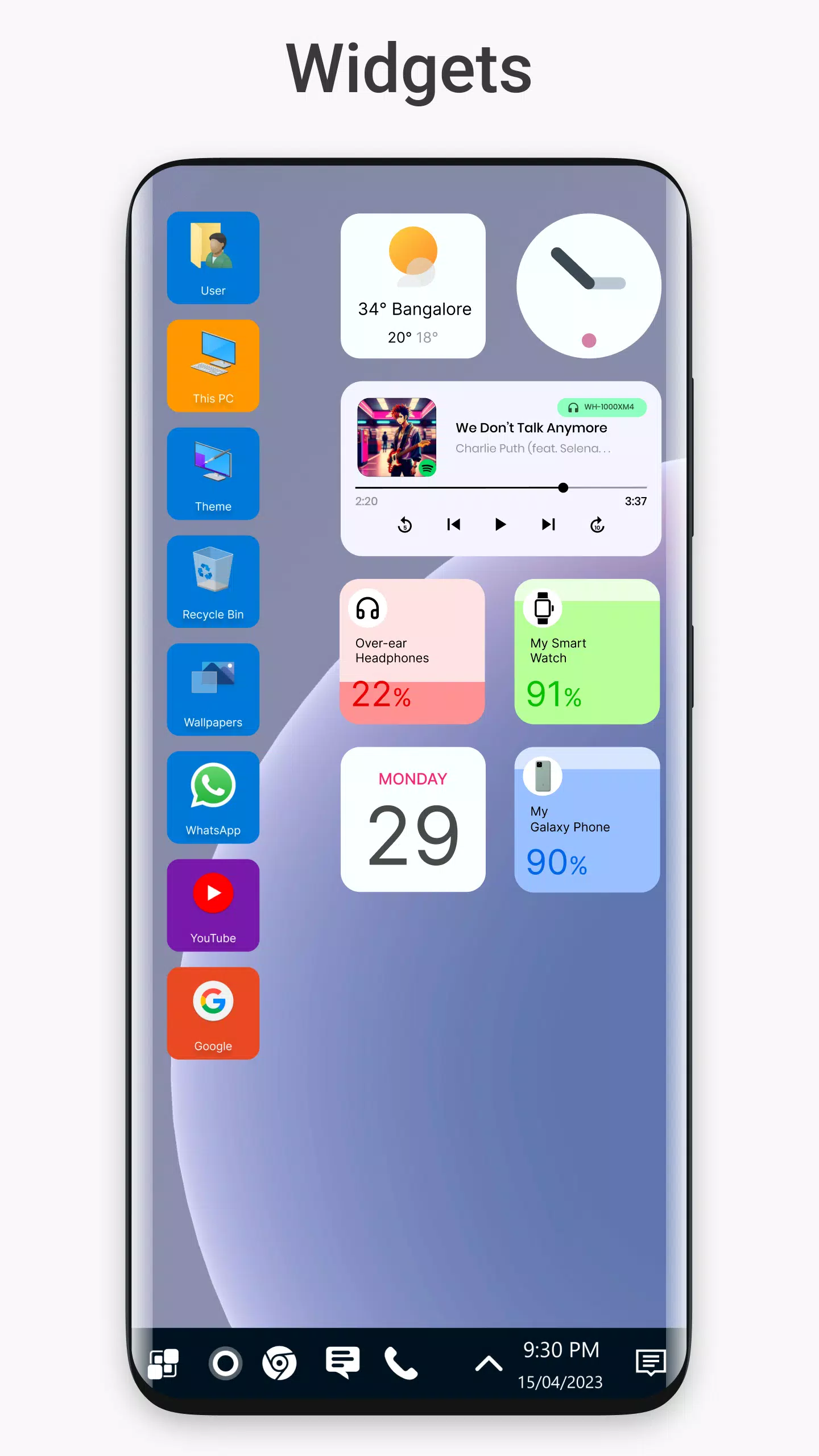 Win 11 Launcher ภาพหน้าจอ 1
