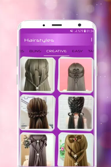 Hairstyles Step by Step Videos Zrzut ekranu 2