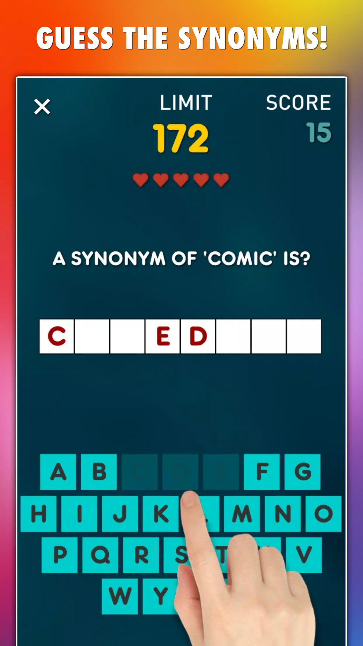 Synonyms Game 스크린샷 3