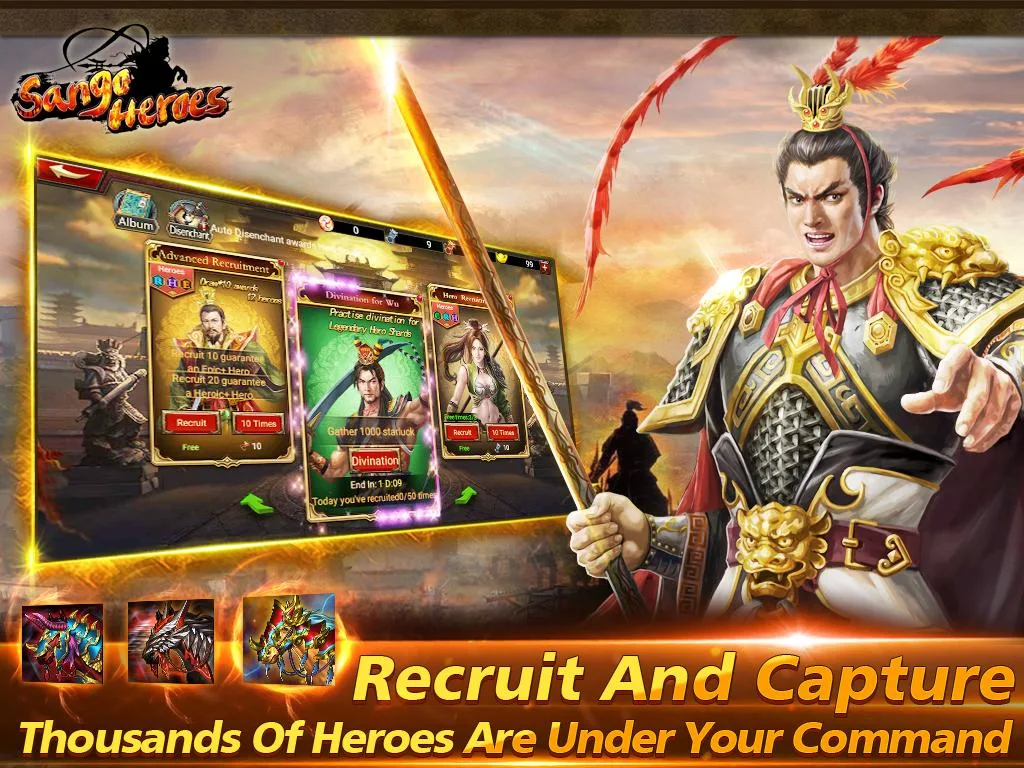 CBT of Sango Heroes Tangkapan skrin 2