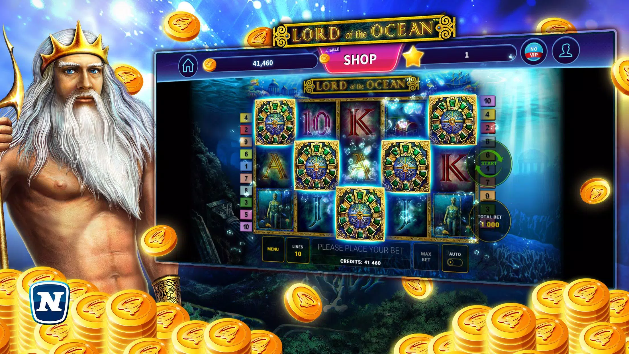 Lord of the Ocean™ Slot Tangkapan skrin 1