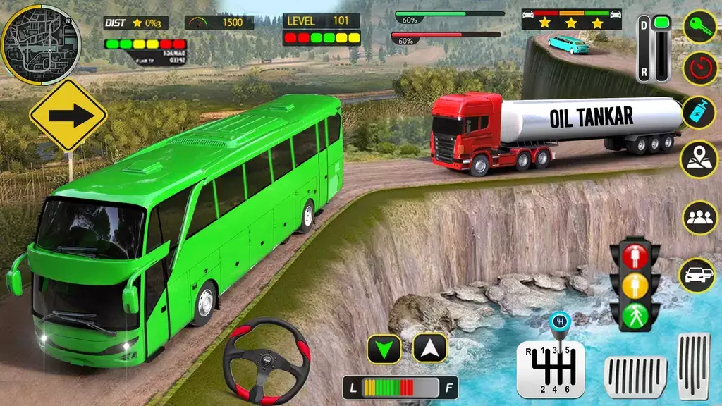 Coach Bus 3D Driving Games ဖန်သားပြင်ဓာတ်ပုံ 4