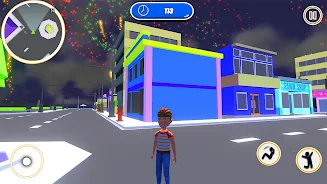 Diwali Fireworks Simulator 3D 스크린샷 1