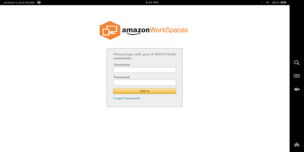 Amazon WorkSpaces Ảnh chụp màn hình 1