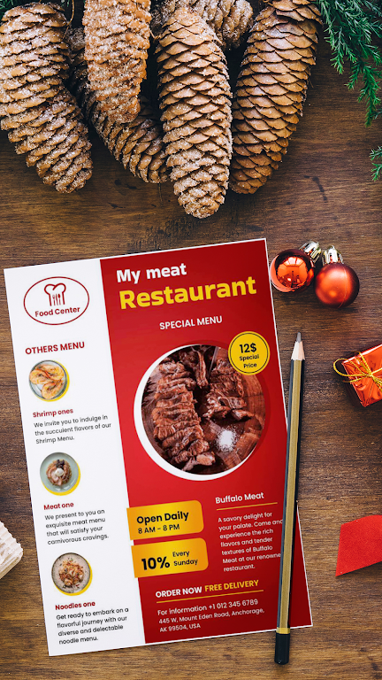 Flyers, Poster Maker, Design Скриншот 2