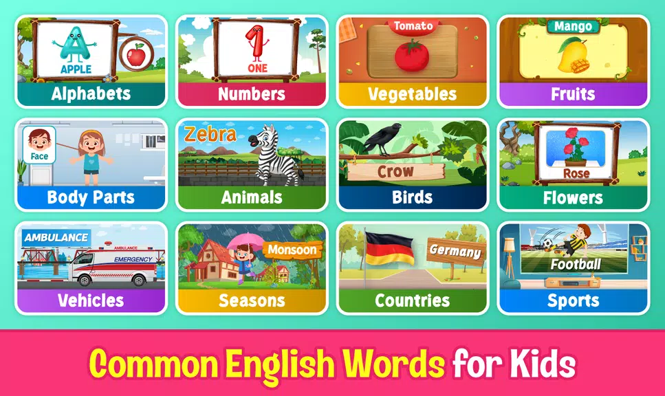 Kids English Learning Games Screenshot 1