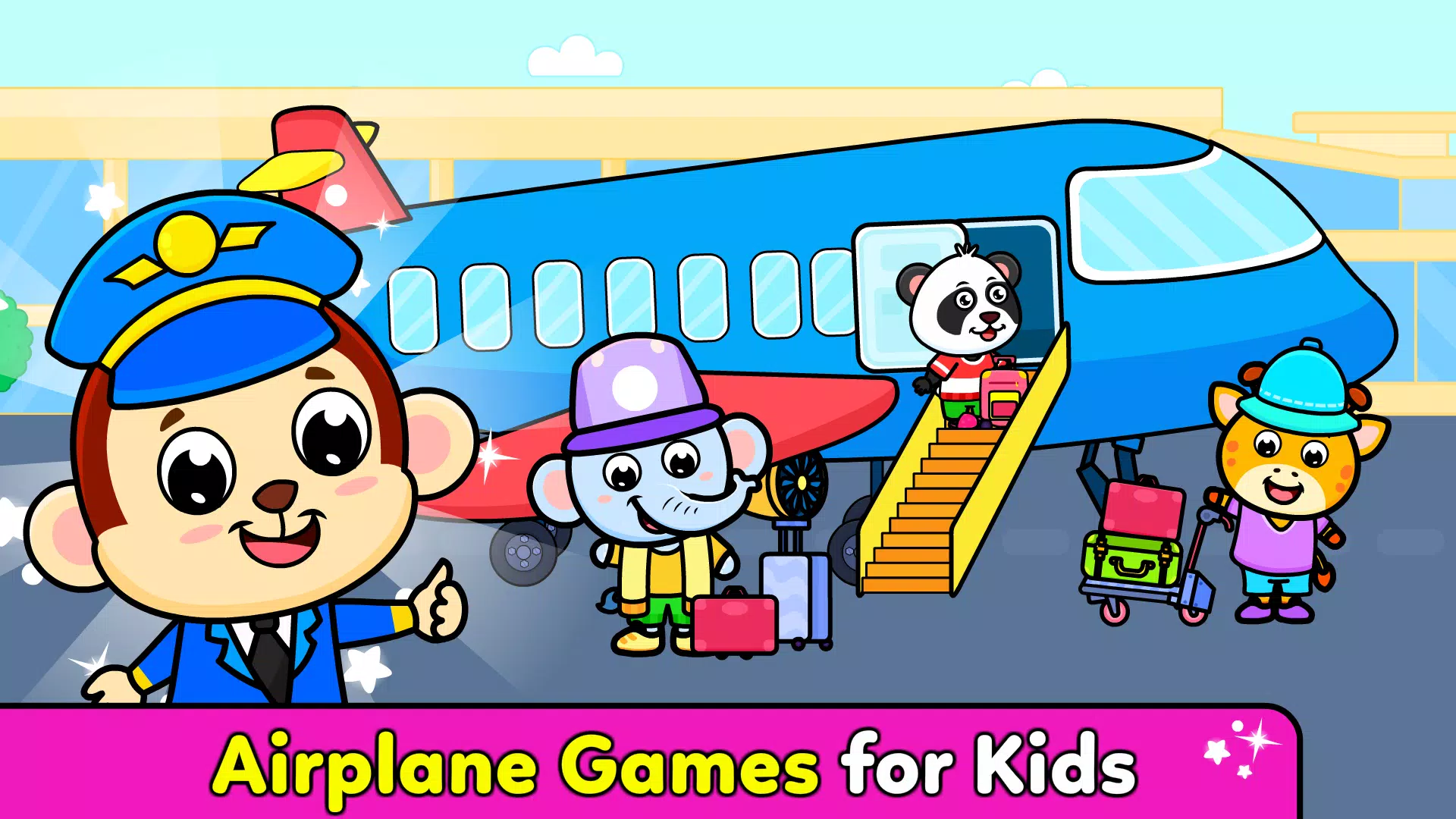 Timpy Airplane Games for Kids Screenshot 1